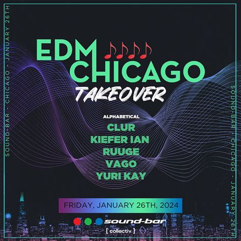 Buy Tickets To Edm Chicago Takeover At Sound Bar Chicago Il In