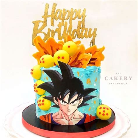 Don't you know how to prepare a round cake? Goku! 🔥 . . . . . . #thecakerycakedesign #cakedesign #chef ...