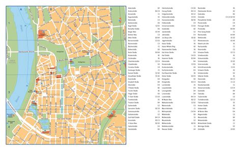 Large Street Map Of Dusseldorf Dusseldorf Germany Europe