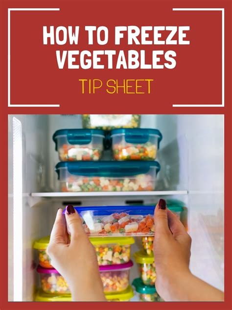 How To Freeze Vegetables Snap Ed New York