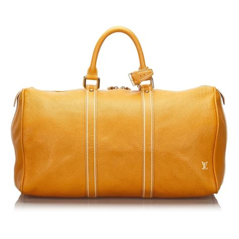 Louis Vuitton Orange Luggage Set Paul Smith