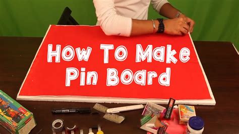 How To Make Pin Board Youtube