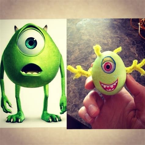 Diy Monsters Inc Easter Egg Mike Wazowski Youre Never Too Old For