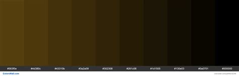 Shades Xkcd Color Mud Brown 60460f Hex Colors Palette Colorswall