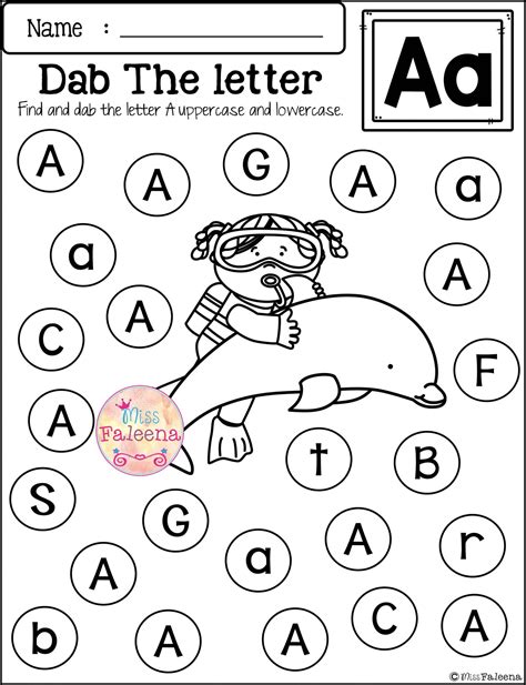 Letter Recognition Worksheets Free Printable