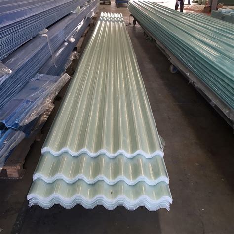 Uv Stablized Fire Resistant Transparent Corrugated Fiberglass Frp Roofing Sheets China High