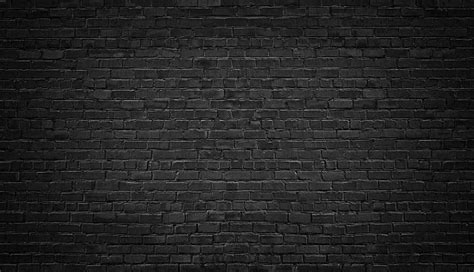 Black Brick Wall Background Texture Dark Masonry Stock Photo Download