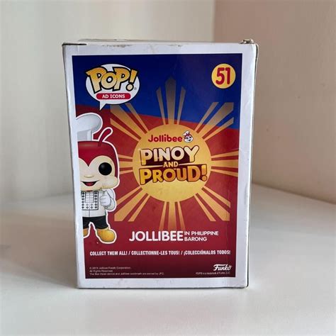 Jollibee Funko Opp Pop Ad Icons Jollibee In Philippine Barong Vinyl