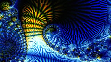 Blue Feather Fractal Art Hd Abstract Wallpapers Hd Wallpapers Id 62346