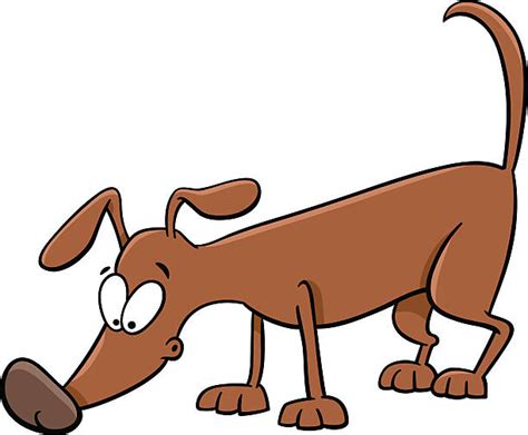 Dog Sniffing Illustrations Royalty Free Vector Graphics And Clip Art
