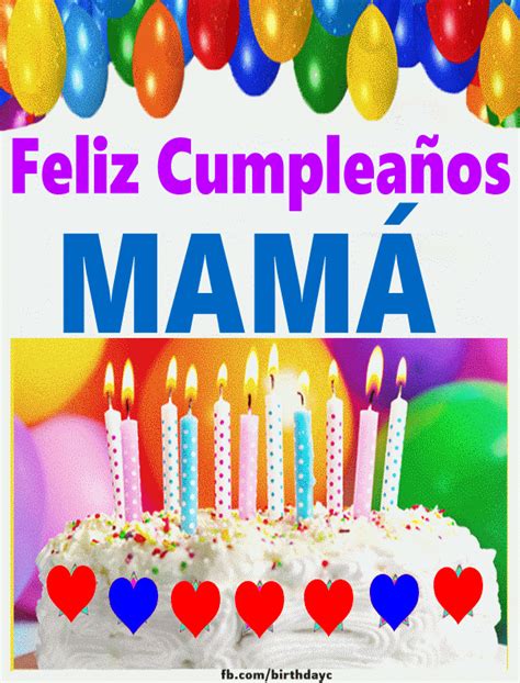 Feliz Cumpleaños MamÁ Imágenes  Felicitaciones De Cumpleaños