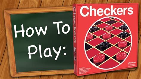 How To Play Checkers Youtube