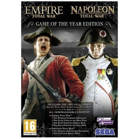 Joc Pc Sega Empire And Napoleon Total War Game Of The Year Edition