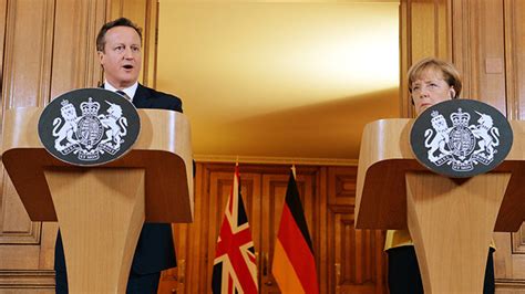 ‘i Can Fix Eu Problem Cameron In Merkel Reform Talks — Rt Uk News
