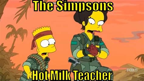 the simpsons bart s 27 e 11 milk very hot teacher video youtube