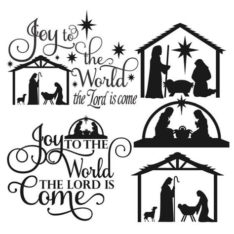 Joy To The World Christmas Cuttable Design Png Dxf Svg And Eps Etsy