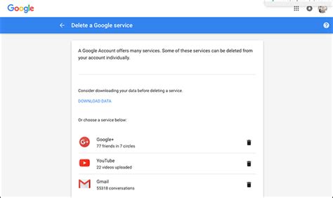 Your google account gives you access to a wide array of free services, including gmail, google docs, google drive , and google photos — all of which share a. How to Delete Your Gmail or Google Account