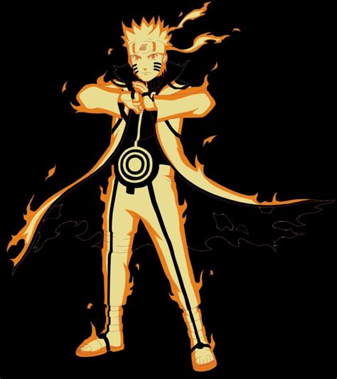Naruto Nine Tails Chakra Mode Naruto Nine Tails Naruto Nine Tails