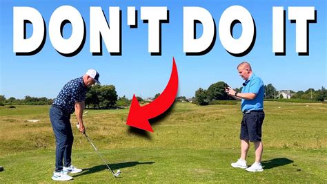 Biggest Mistake Every Golfer Makes When Having Lessons Youtube