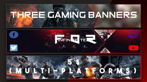 Your resource to discover and connect with designers inspirational designs, illustrations, and graphic elements from the world's best designers. Design three gaming banners by Infinitetech128
