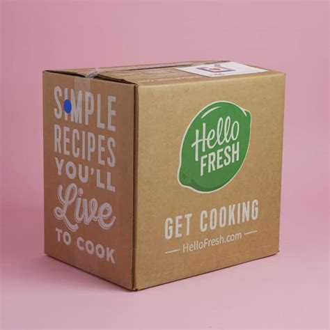 Hello Fresh Subscription Box Review Coupon June 2017 My