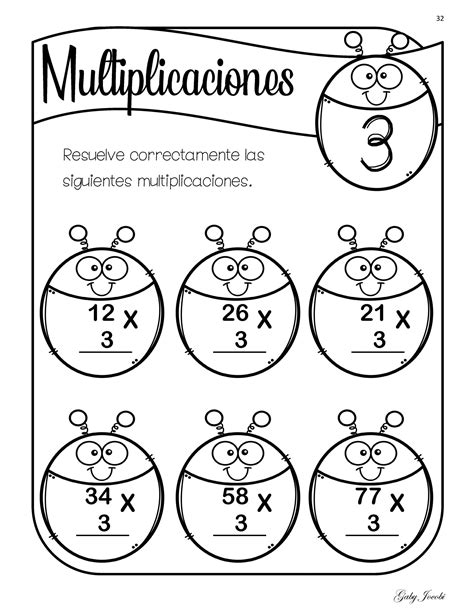 SUPER CUADERNO TABLAS DE MULTIPLICAR Página 032 Imagenes Educativas