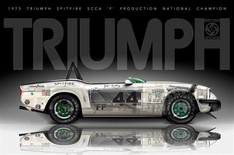 Group 44 Triumph Spitfire 1500 Sports Car Art