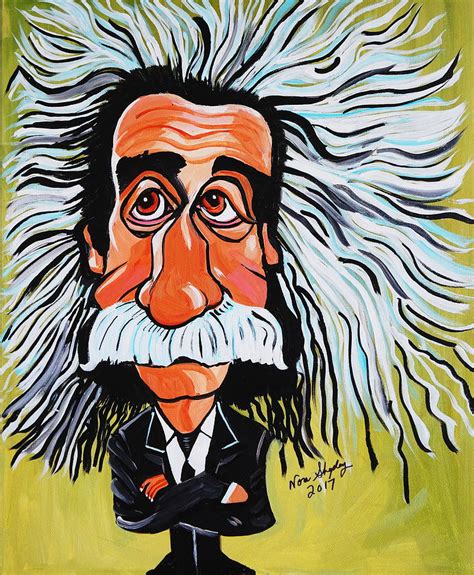 Mr Albert Einstein Painting By Nora Shepley Fine Art America