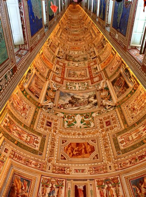 梵蒂冈博物馆详尽游览3地图长廊，视觉盛宴：金碧辉煌的天顶，两壁山海巨幅地图【多图欣赏】 知乎