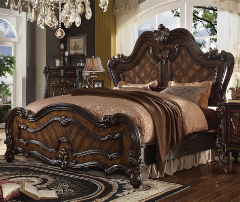 Furniture queen offers bedroom furniture to the katy and houston area. Royal Queen Standard Bedroom Set 3 Pcs Cherry Oak Classic ...