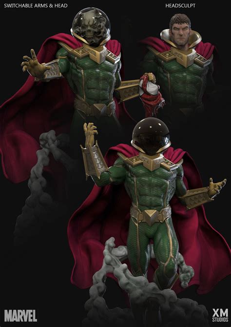 Xm Studios Mysterio Marthin Agusta Marvel Statues Mysterio Marvel