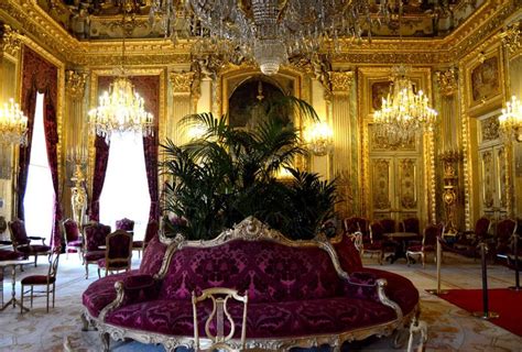 Great Salon In The Napoleon Iii Style Apartments Louvre Museum Paris