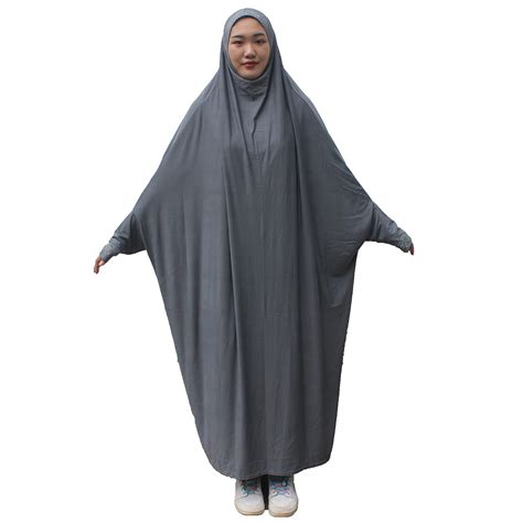 women s one piece prayer dress muslim abaya dress islamic maxi abaya kaftan with hijab buy