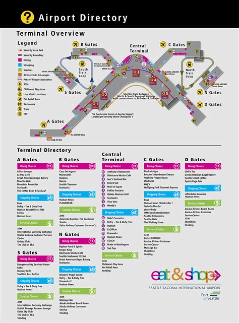 Sea Tac Airport Map Terminal Zip Code Map