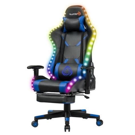luxury series massage recliner gaming chair w footrest