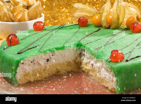 Sicilian Cassata Cake Stock Photo Alamy