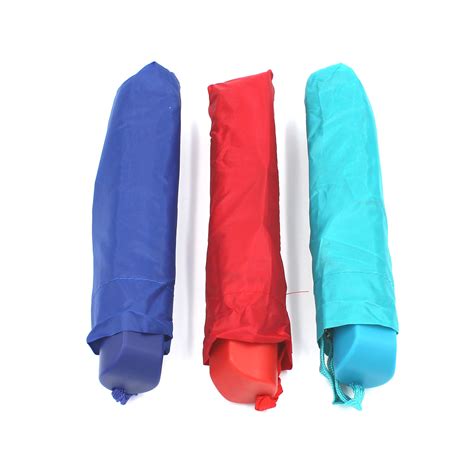 Umbrela deschidere manuala Perletti, maner plastic, uni color - Gresie
