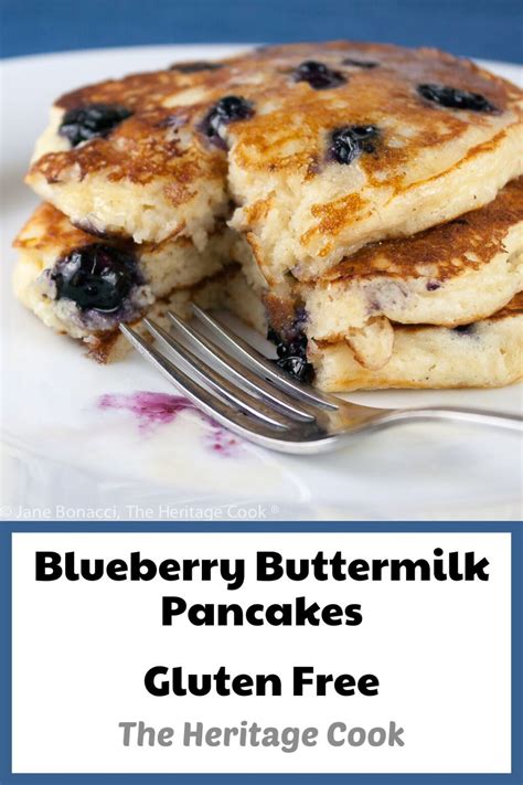 Delightful Blueberry Buttermilk Pancakes Gluten Free The Heritage