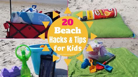 Beach Hacks For Kids And Families Happy Mom Hacks