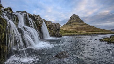 Waterfall Kirkjufell Mountain Iceland Most Beautiful Picture