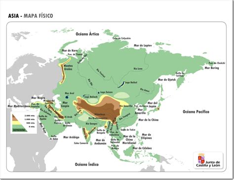 Mapa Para Jugar Donde Esta Relieve De Asia Mapas Interactivos Images