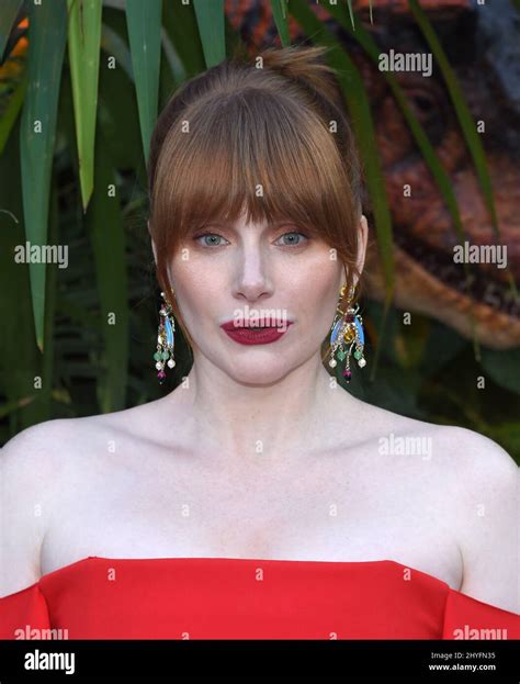 Bryce Dallas Howard At The Los Angeles Premiere Of Jurassic World Fallen Kingdom Held At The