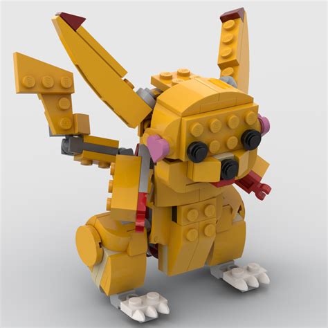 Lego Moc 31112 Pikachu By Verick Rebrickable Build With Lego