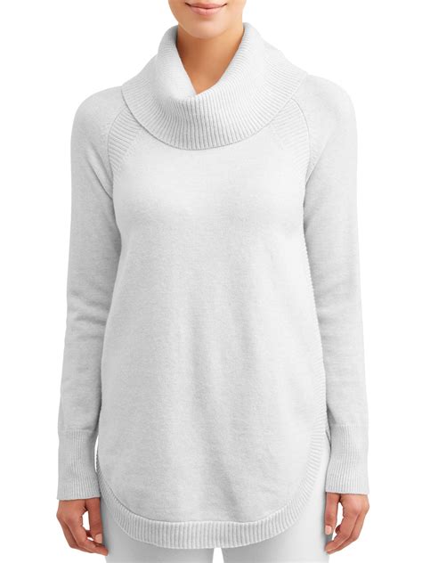 Time And Tru Cowl Neck Tunic Sweater Womens