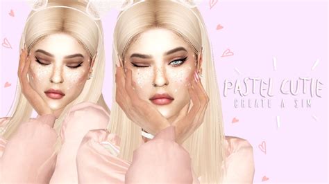 The Sims 4 Pastel Cutie Create A Sim Full Cc List And Sim Download
