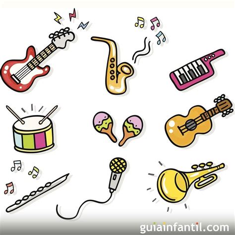 Dibujos Para Colorear De Instrumentos De Música Music Illustration