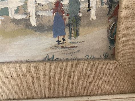 Original Antique Maurice Utrillo Watercolor Gouache 3 Ebay