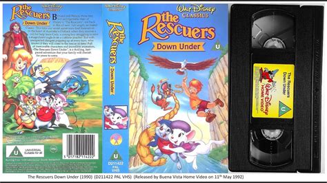 The Rescuers Down Under Th May Uk Vhs Youtube