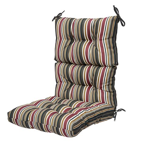 Youloveit Home Outdoor High Back Chair Cushion Soft Cushion