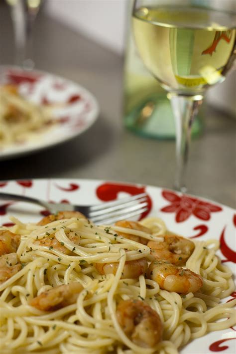 Cook pasta according to package directions, omitting salt and fat. She Cooks, I Shoot.: Shrimp Scampi over Angel Hair Pasta w ...
